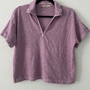 Marine Layer Vintage Slub Polo Tee - Medium